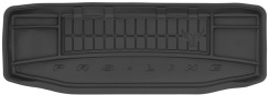 Резиновый коврик в багажник для Mitsubishi Outlander (mkIII) 2012-2021 (7 мест)(разложенный 3 ряд) (Frogum Proline Premium)