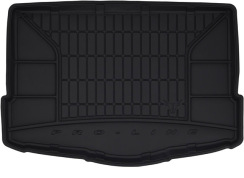 Гумовий килимок в багажник для Nissan Qashqai (mkII) 2013-2021 (с докаткой)(нижний уровень) (Frogum Proline Premium)