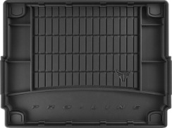Гумовий килимок в багажник для Peugeot 3008 (mkI) 2007-2016 (нижний уровень) (Frogum Proline Premium)