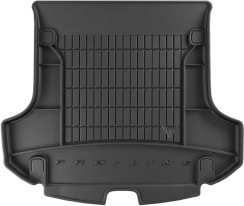 Резиновый коврик в багажник для Renault Logan (mkII) 2012-2020; Dacia Logan (mkII) 2012-2020 (универсал) (Frogum Proline Premium)