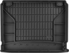 Гумовий килимок в багажник для Renault Clio (mkIV) 2012-2020 (универсал)(нижний уровень) (Frogum Proline Premium)