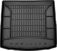 Резиновый коврик в багажник для Seat Leon (mkIII) 2012-2020 (универсал)(нижний уровень) (Frogum Proline Premium)