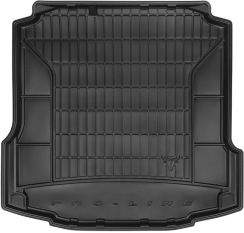 Гумовий килимок в багажник для Skoda Rapid (mkI) 2012-2019 (лифтбек); Seat Toledo (mkIV) 2012-2019 (без двухуровневого пола)(без боковых ниш) (Frogum Proline Premium)