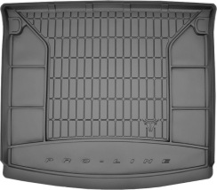 Резиновый коврик в багажник для Volkswagen Caddy (mkIII) 2010-2021 (Life) (Frogum Proline Premium)