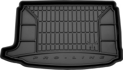 Резиновый коврик в багажник для Volkswagen Polo (mkV) 2009-2017 (хетчбек)(верхний уровень) (Frogum Proline Premium)