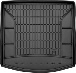 Гумовий килимок в багажник для Volkswagen Touran (mkI) 2010-2015 (7 мест)(сложенный 3 ряд) (Frogum Proline Premium)
