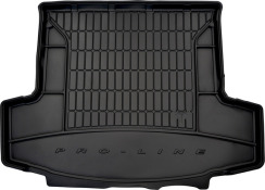 Гумовий килимок в багажник для Chevrolet Captiva (mkI) 2006-2018 (7 мест)(сложенный 3 ряд) (Frogum Proline Premium)