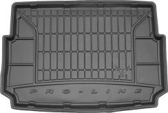 Гумовий килимок в багажник для Ford Fiesta (mkVII) 2017-2023 (Active)(нижний уровень) (Frogum Proline Premium)