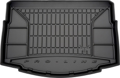 Гумовий килимок в багажник для Volkswagen Golf (mkVII) 2012-2021 (5-дв. хетчбек)(нижний уровень) (Frogum Proline Premium)
