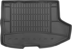 Резиновый коврик в багажник для Mitsubishi Lancer (mkX) 2007-2017 (хетчбек)(с сабвуфером)(с докаткой)(верхний уровень) (Frogum Proline Premium)