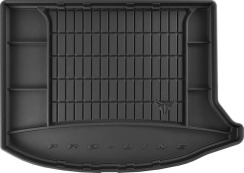 Резиновый коврик в багажник для Mazda 3 (mkII) 2008-2013 (хетчбек)(верхний уровень)(без Bose Sound) (Frogum Proline Premium)
