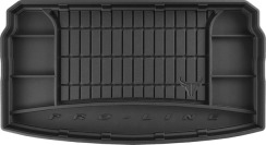 Гумовий килимок в багажник для Volkswagen Polo (mkVI) 2017→ (нижний уровень) (Frogum Proline Premium)