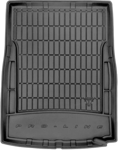 Резиновый коврик в багажник для BMW 7-series (G11; G12) 2015-2022 (с нишей под докатку)(не гибрид) (Frogum Proline Premium)