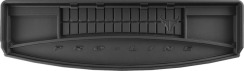 Резиновый коврик в багажник для Ford S-Max (mkII) 2015-2023 (7 мест)(без двухуровневого пола)(разложенный 3 ряд) (Frogum Proline Premium)