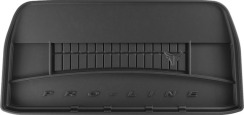 Гумовий килимок в багажник для Honda Odyssey (mkIV)(RL5) 2010-2017 (разложенный 3 ряд) (Frogum Proline Premium)