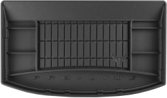 Гумовий килимок в багажник для Kia Rio (mkIV) 2016-2023 (EU)(хетчбек)(MHEV) (Frogum Proline Premium)
