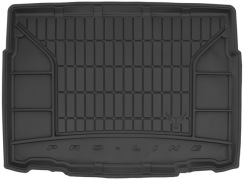 Резиновый коврик в багажник для Citroen C3 Aircross (mkI) 2017-2024 (2 ряд без регулировок)(нижний уровень) (Frogum Proline Premium)