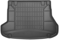 Резиновый коврик в багажник для Kia Ceed (mkII) 2012-2018 (универсал)(с запаской) (Frogum Proline Premium)