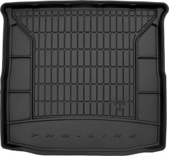 Резиновый коврик в багажник для Mitsubishi Outlander (mkIII) 2012-2021 (7 мест)(сложенный 3 ряд) (Frogum Proline Premium)