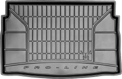 Резиновый коврик в багажник для Volkswagen Golf Sportsvan (mkI) 2014-2020 (нижний уровень) (Frogum Proline Premium)
