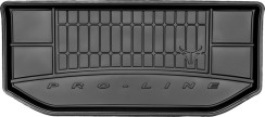 Резиновый коврик в багажник для Volkswagen Up! (mkI) 2011-2023; Seat Mii (mkI) 2011-2021 (верхний уровень) (Frogum Proline Premium)