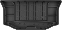 Гумовий килимок в багажник для Mitsubishi Mirage (mkVI) 2012-2024 (хетчбек)(верхний уровень) (Frogum Proline Premium)