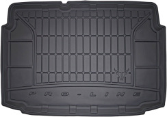 Резиновый коврик в багажник для Volkswagen Polo (mkIV) 2001-2010 (хетчбек)(нижний уровень) (Frogum Proline Premium)