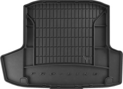Гумовий килимок в багажник для Skoda Octavia (mkIII) 2012-2019 (универсал)(без двухуровневого пола)(с нишами) (Frogum Proline Premium)