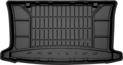 Резиновый коврик в багажник для Chevrolet Aveo (mkI) 2002-2011 (5-дв.) (Frogum Proline Premium)
