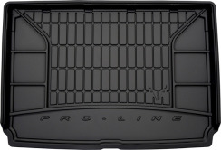 Гумовий килимок в багажник для Mercedes-Benz A-Class (W169) 2004-2012 (верхний уровень)(с докаткой) (Frogum Proline Premium)