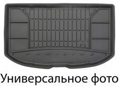 Гумовий килимок в багажник для Tesla Model X (mkI) 2016(Окт)-2020 (6/7 мест)(сложенный 3 ряд) (Frogum Proline Premium)