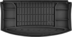 Гумовий килимок в багажник для Fiat Idea (mkI) 2003-2012; Lancia Musa (mkI) 2004-2012 (с ремкомплектом) (Frogum Proline Premium)