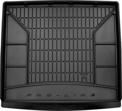 Резиновый коврик в багажник для Renault Espace (mkIV) 2002-2015 (сложенный 3 ряд) (Frogum Proline Premium)