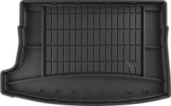 Гумовий килимок в багажник для Volkswagen e-Golf (mkVII) 2014-2019 (без двухуровневого пола) (Frogum Proline Premium)