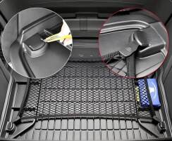 Резиновый коврик в багажник для Hyundai ix55 / Veracruz (mkI) 2006-2015 (сложенный 3 ряд) (Frogum Proline Premium). Фото 4