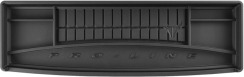 Резиновый коврик в багажник для Renault Espace (mkVI) 2023→ (разложенный 3 ряд) (Frogum Proline Premium)