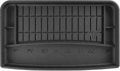 Гумовий килимок в багажник для Volkswagen Sharan (mkII) 2010-2022 (7 мест)(разложенный 3 ряд) (Frogum Proline Premium)