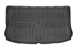 Коврик в багажник для SEAT Leon III (5F) (2012-2019) (hatchback) нижняя полочка с фальш полом с бортиками 30 мм (Stingray)