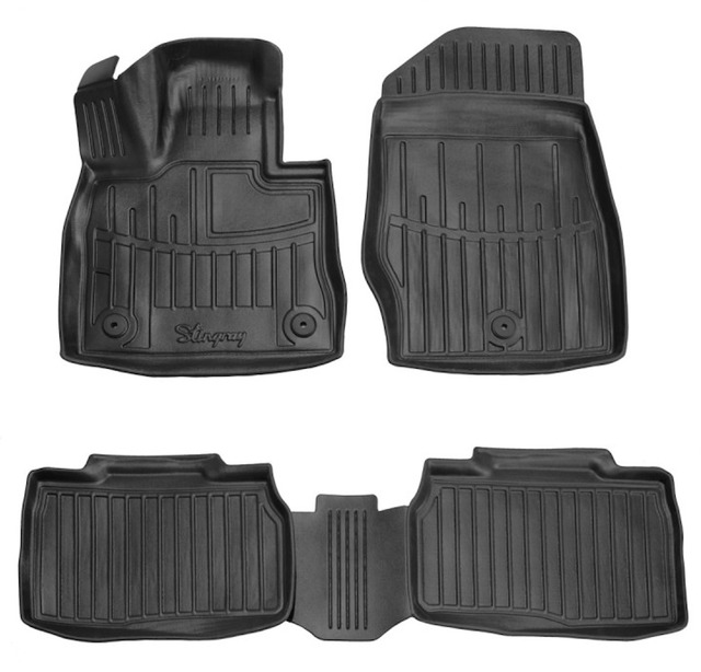 3D коврики для Ford Explorer VI (U625) (2020-...) с бортиками 30 мм (Stingray)