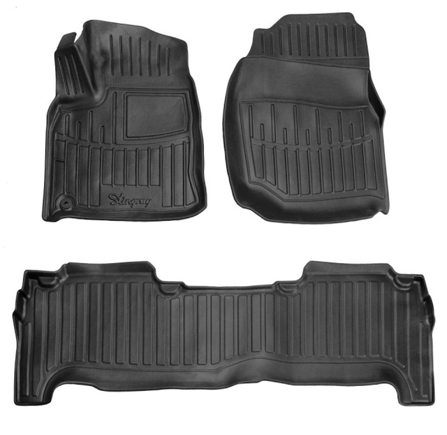 3D килимки для Toyota Land Cruiser 100 (1998-2007) з бортиками 30 мм (Stingray)