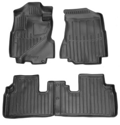 3D килимки для Honda CR-V II (2002-2006) з бортиками 30 мм (Stingray)