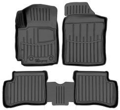 3D килимки для Toyota Yaris I (P1) (1999-2006) з бортиками 30 мм (Stingray)