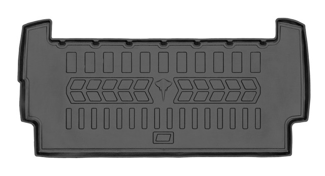 Коврик в багажник для Rivian R1S (2022-...) 7 мест с бортиками 30 мм (Stingray)