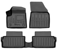 3D килимки для Citroen e-C3 III (2024-...) з бортиками 30 мм (Stingray)