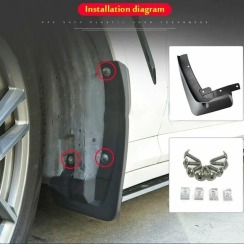 Бризковики для BMW X3 G01 2018+ (Surtep). Фото 5