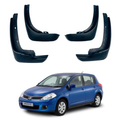 Бризковики для Nissan Tiida 2011-2014 хетчбек (Surtep)