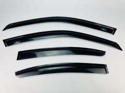 Ветровики для BMW 3 Series E46 1998-2004 4D седан (HIC)