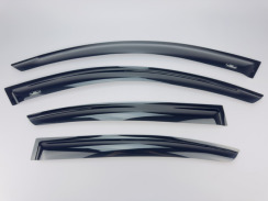 Ветровики для BMW 3 Series E90 2005-2011 седан (HIC). Фото 2