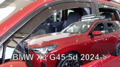 Вітровики для BMW X3 F G45 2024-... 5D (вставні, комплект 4 шт) (LSE) (Heko)