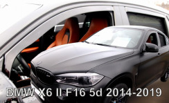 Ветровики для BMW X6 F16 2014-2019 (LSE) 5d (-...OT) (Heko). Фото 3